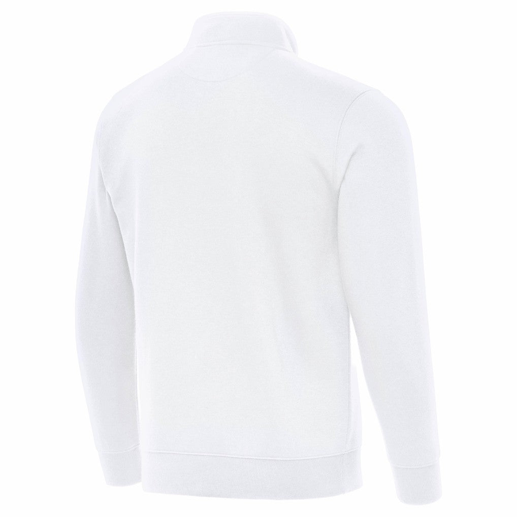 Detroit Lions Antigua Victory Quarter-Zip Top White | NFL