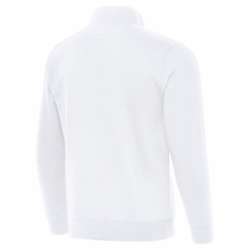 Detroit Lions Antigua Victory Quarter-Zip Top White | NFL