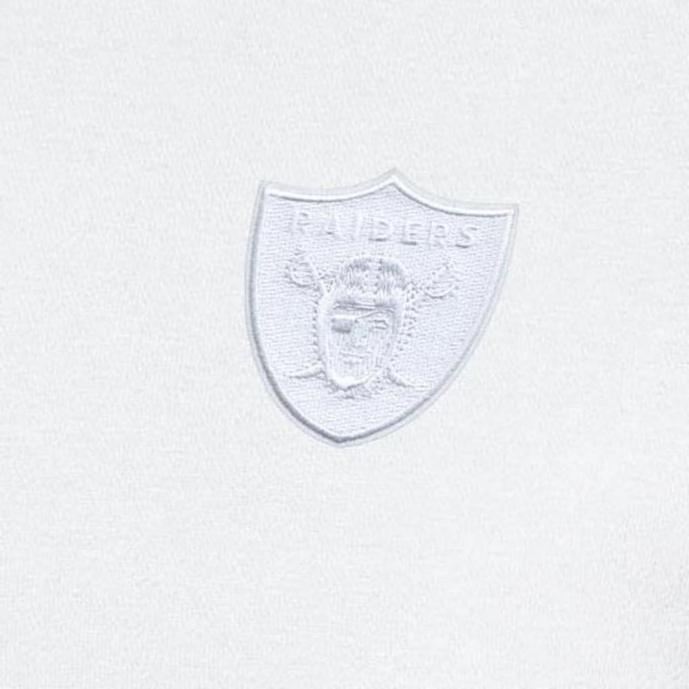 Las Vegas Raiders Antigua Victory Quarter-Zip Top White | NFL