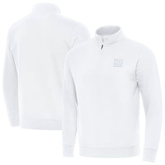 New York Giants Antigua Victory Quarter-Zip Top White | NFL
