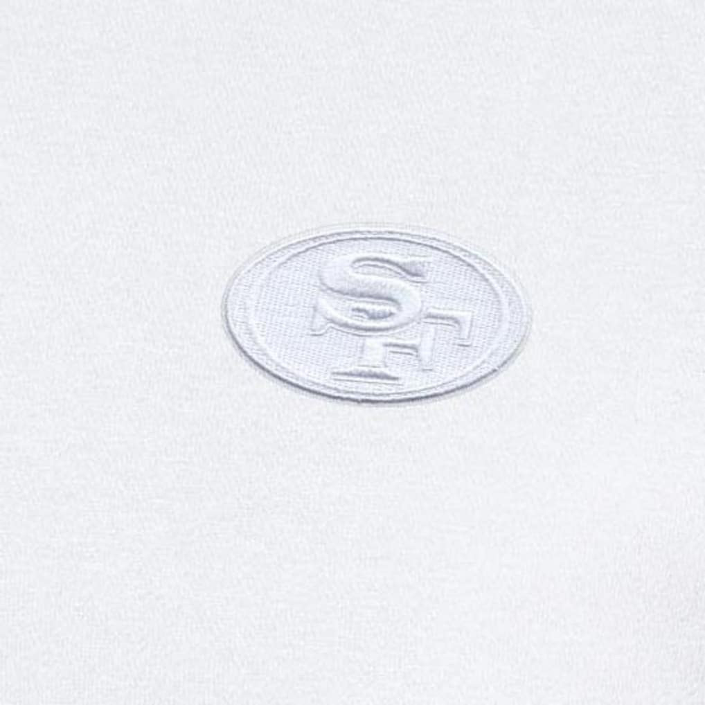 San Francisco 49ers Antigua Victory Quarter-Zip Top White | NFL