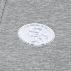 San Francisco 49ers Antigua Victory Pullover Hoodie Heather Gray | NFL