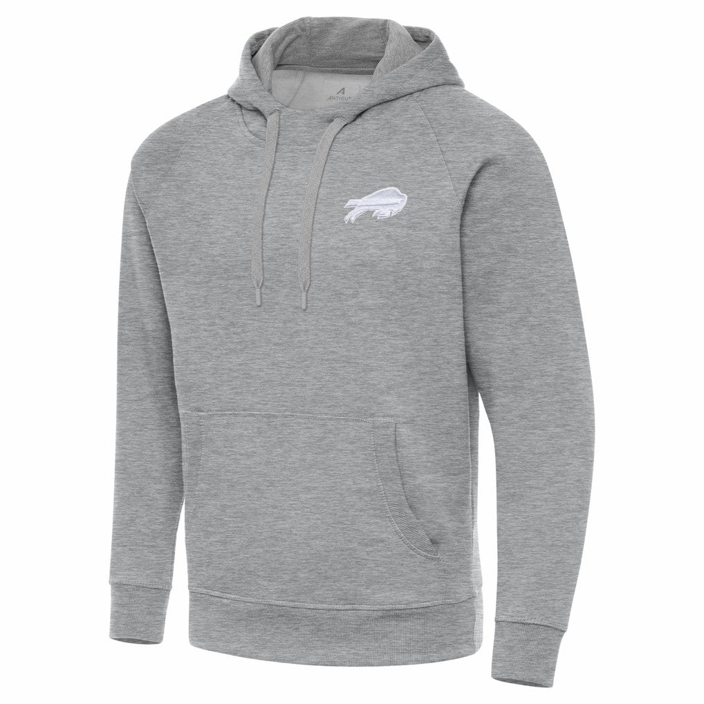 Buffalo Bills Antigua Victory Pullover Hoodie Heather Gray | NFL