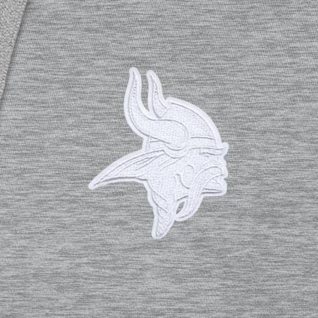 Minnesota Vikings Antigua Victory Pullover Hoodie Heather Gray | NFL
