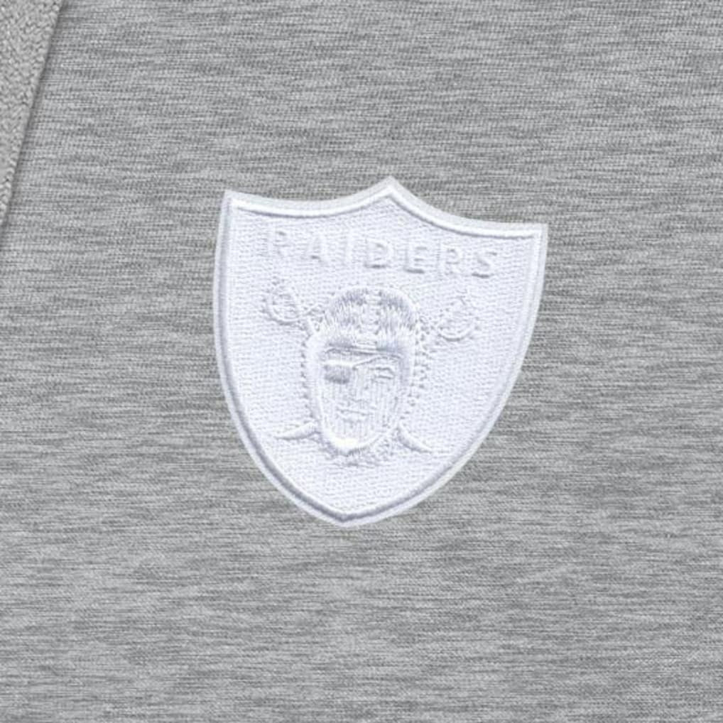 Las Vegas Raiders Antigua Victory Pullover Hoodie Heather Gray | NFL