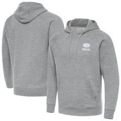 Green Bay Packers Antigua Victory Pullover Hoodie Heather Gray | NFL