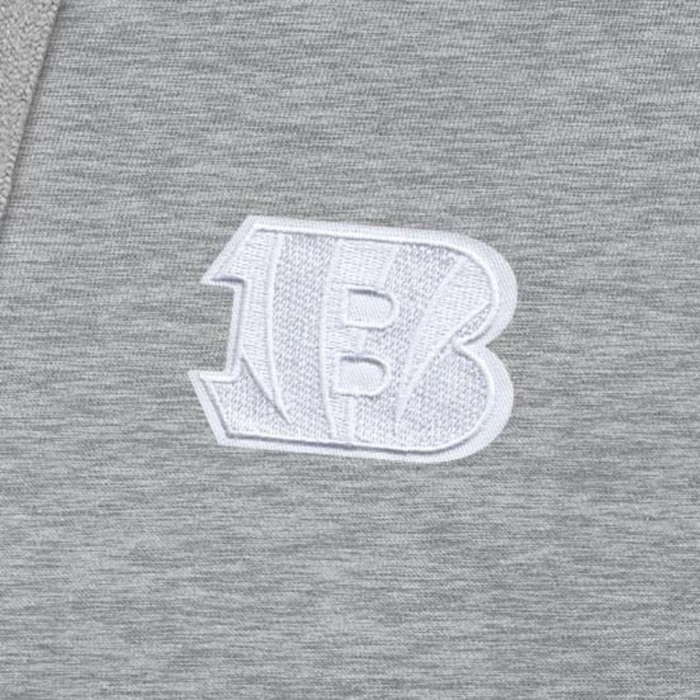 Cincinnati Bengals Antigua Victory Pullover Hoodie Heather Gray | NFL