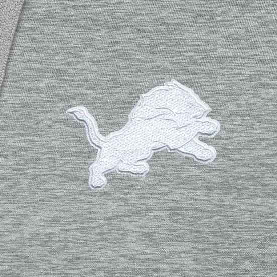 Detroit Lions Antigua Victory Pullover Hoodie Heather Gray | NFL