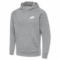 Philadelphia Eagles Antigua Victory Pullover Hoodie Heather Gray | NFL