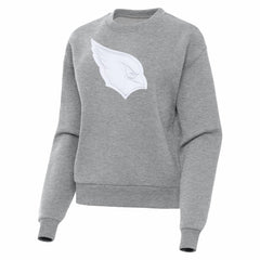Arizona Cardinals Antigua Women's Victory Pullover Sweatshirt Heather Gray | NFL