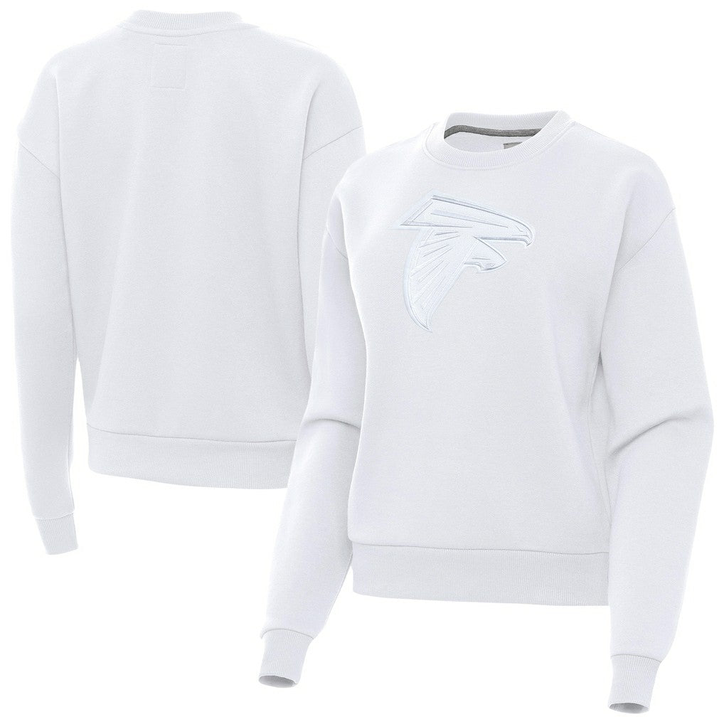 Atlanta Falcons Antigua Women's Victory Pullover Sweatshirt White | NFL