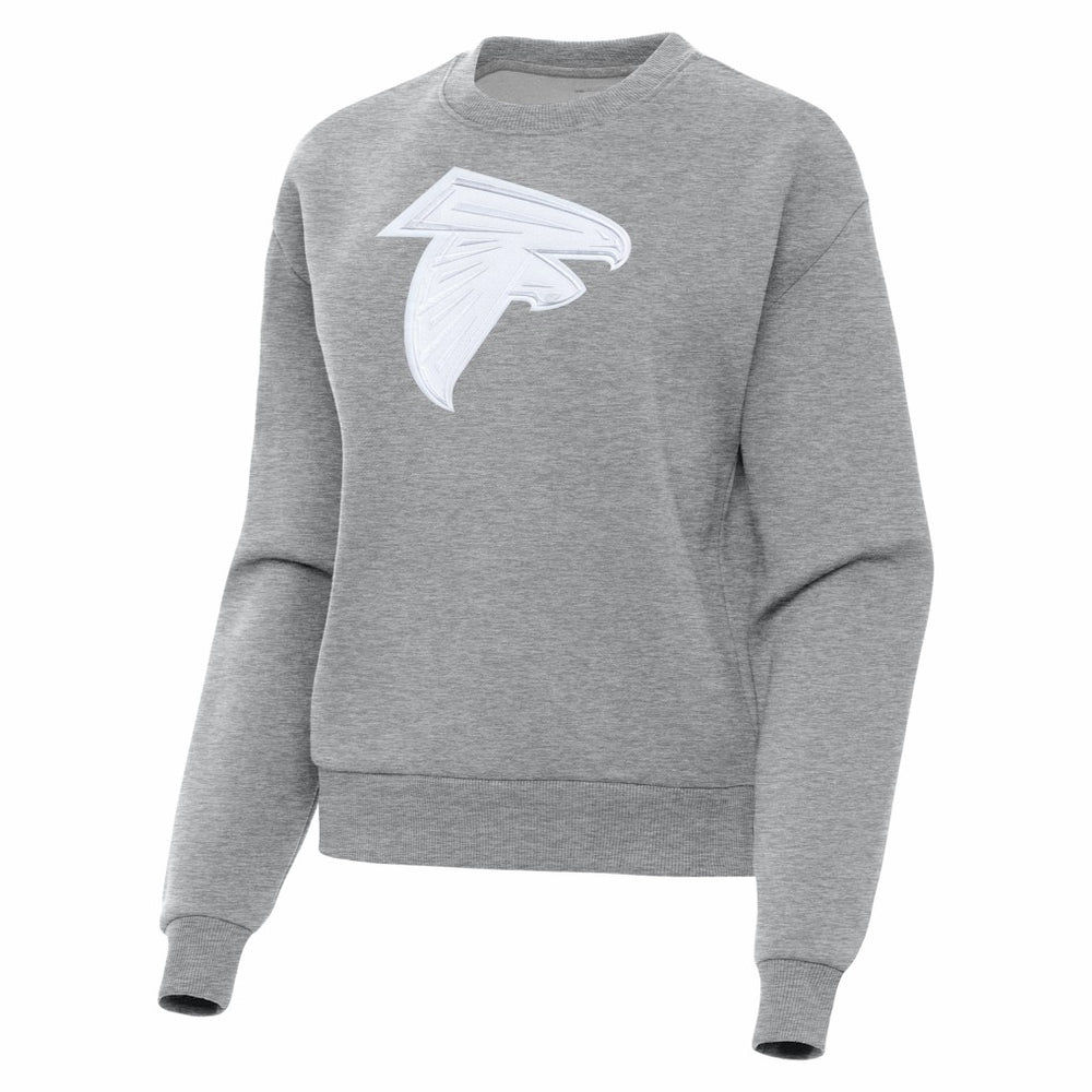 Atlanta Falcons Antigua Women's Victory Pullover Sweatshirt Heather Gray | NFL