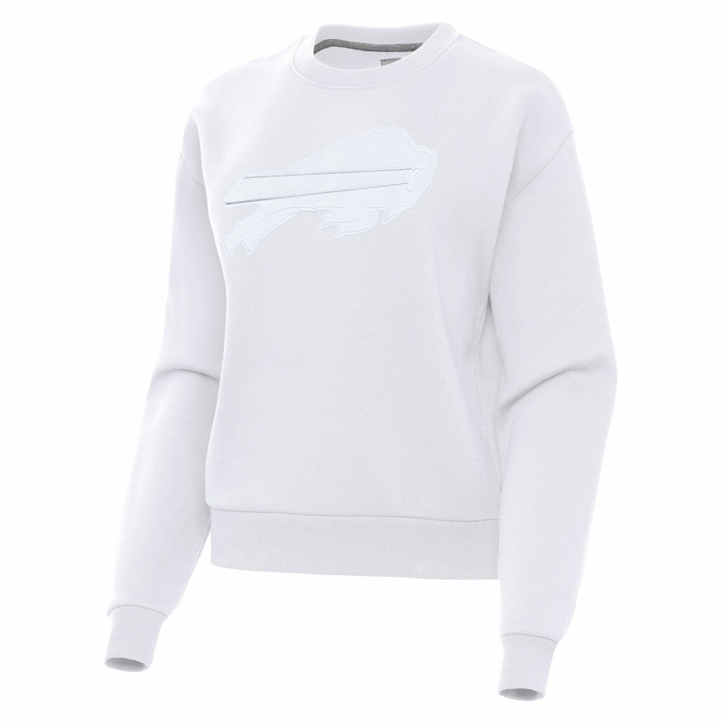 Buffalo Bills Antigua Women's Victory Pullover Sweatshirt White | NFL