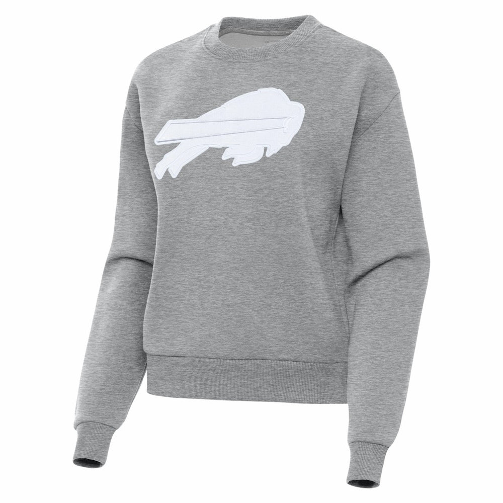 Buffalo Bills Antigua Women's Victory Pullover Sweatshirt Heather Gray | NFL