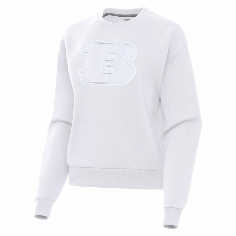 Cincinnati Bengals Antigua Women's Victory Pullover Sweatshirt White | NFL