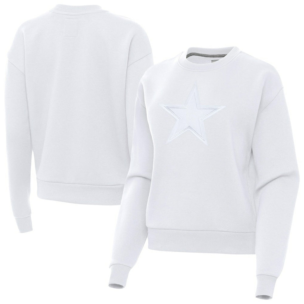 Dallas Cowboys Antigua Women's Victory Pullover Sweatshirt White | NFL