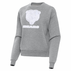 Chicago Bears Antigua Women's Victory Pullover Sweatshirt Heather Gray | NFL