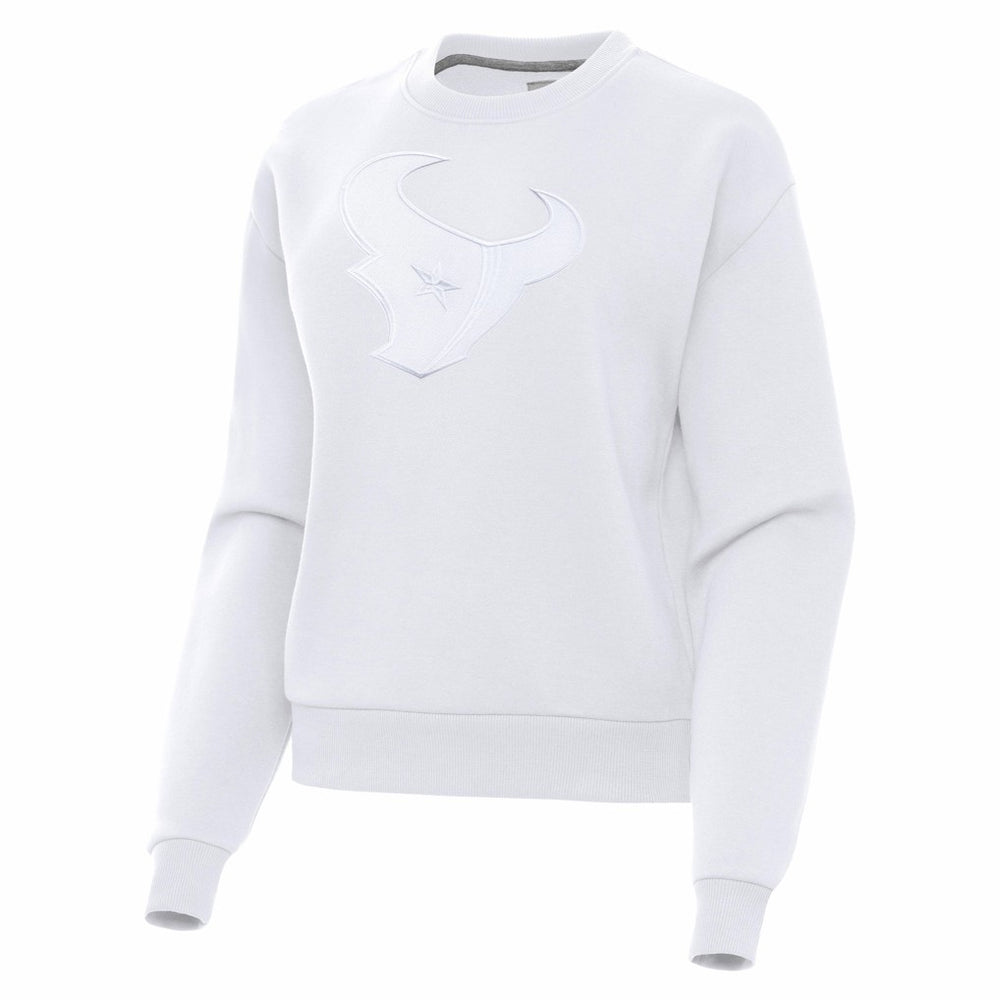 Houston Texans Antigua Women's Victory Pullover Sweatshirt White | NFL