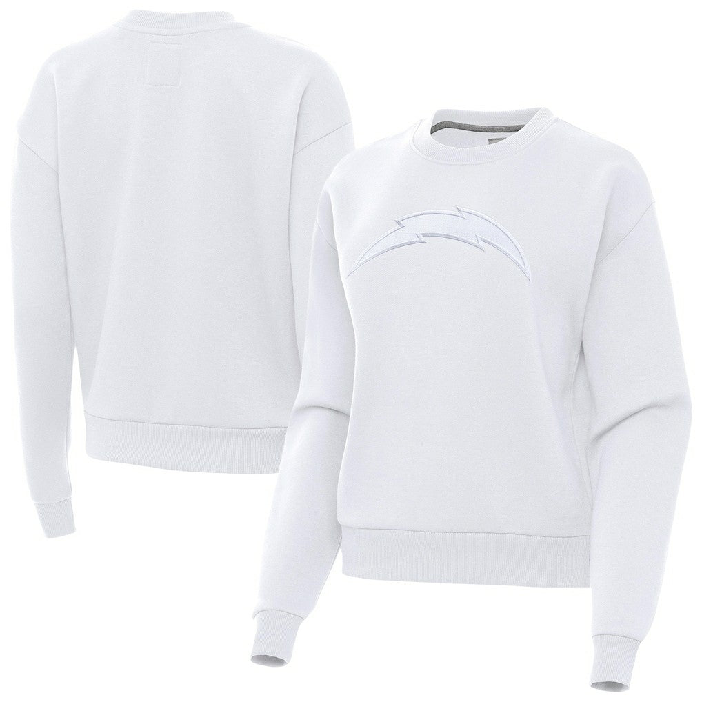 Los Angeles Chargers Antigua Women's Victory Pullover Sweatshirt White | NFL