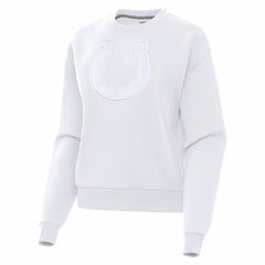 Indianapolis Colts Antigua Women's Victory Pullover Sweatshirt White | NFL