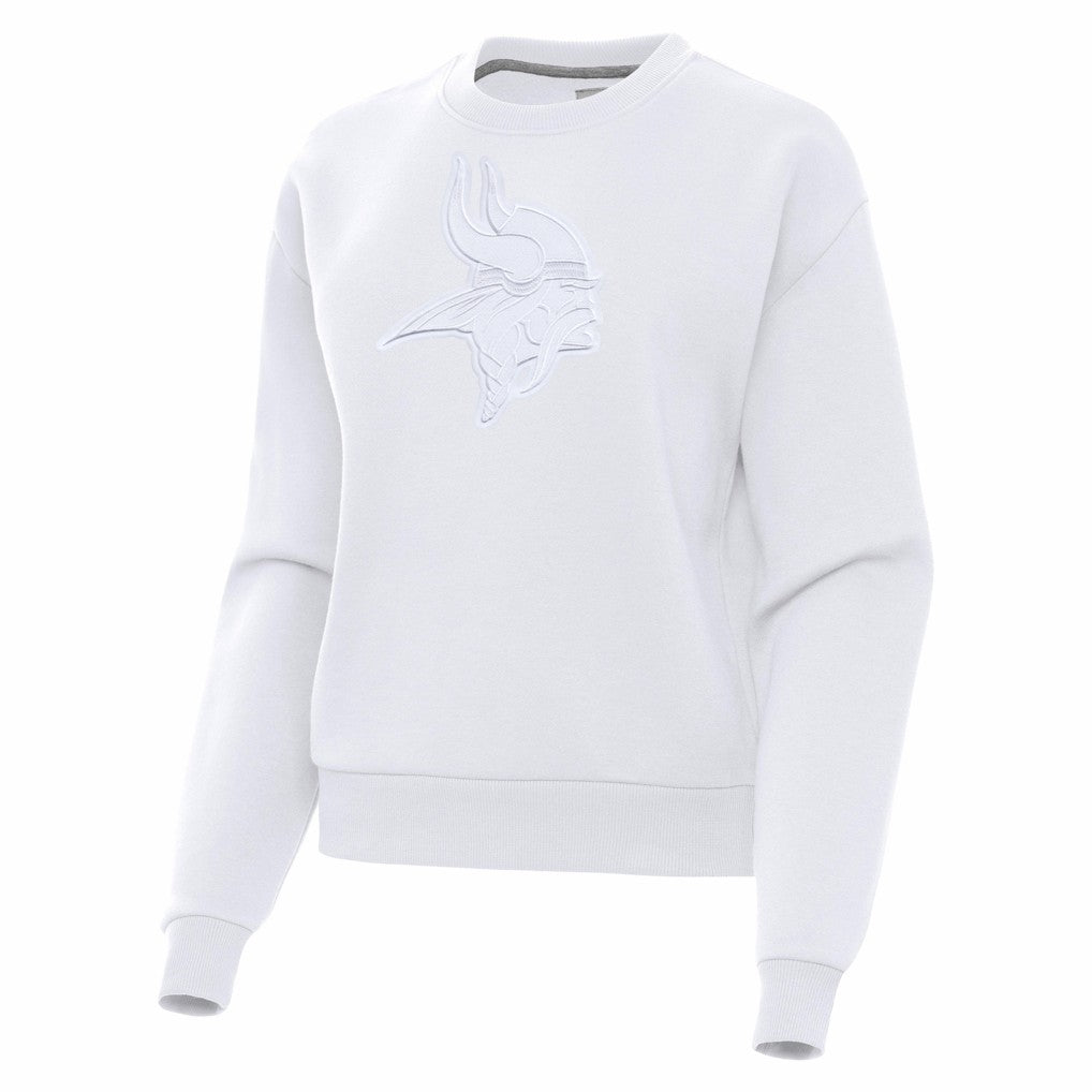 Minnesota Vikings Antigua Women's Victory Pullover Sweatshirt White | NFL