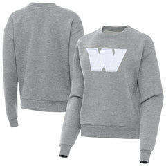 Washington Commanders Antigua Women's Victory Pullover Sweatshirt Heather Gray | NFL
