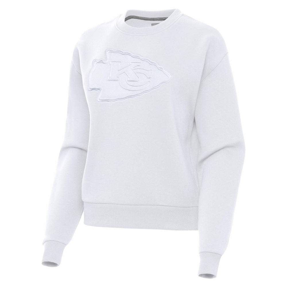 Kansas City Chiefs Antigua Women's Victory Pullover Sweatshirt White | NFL