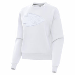 Kansas City Chiefs Antigua Women's Victory Pullover Sweatshirt White | NFL