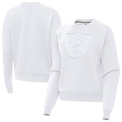 Las Vegas Raiders Antigua Women's Victory Pullover Sweatshirt White | NFL