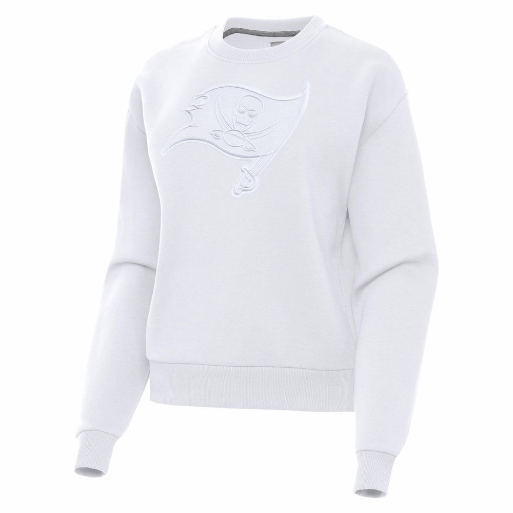 Tampa Bay Buccaneers Antigua Women's Victory Pullover Sweatshirt White | NFL