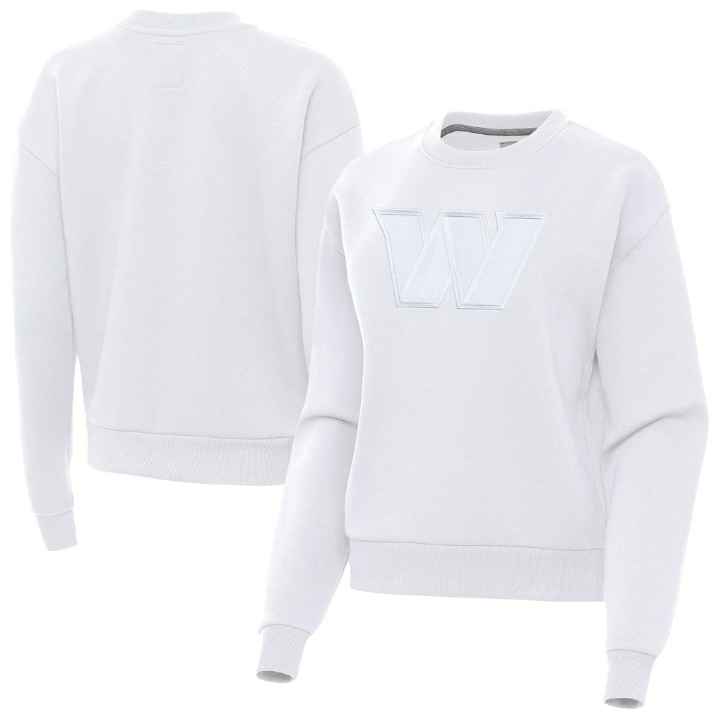Washington Commanders Antigua Women's Victory Pullover Sweatshirt White | NFL