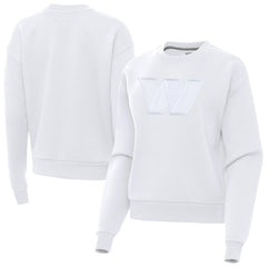 Washington Commanders Antigua Women's Victory Pullover Sweatshirt White | NFL
