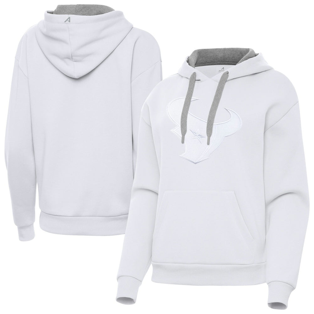 Houston Texans Antigua Women's Victory Pullover Hoodie White | NFL