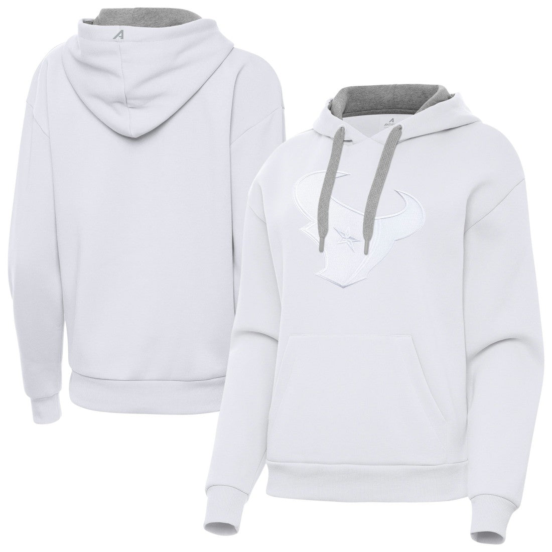 Houston Texans Antigua Women's Victory Pullover Hoodie White | NFL
