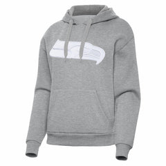 Seattle Seahawks Antigua Women's Victory Pullover Hoodie Heather Gray | NFL