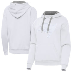Tampa Bay Buccaneers Antigua Women's Victory Pullover Hoodie White | NFL