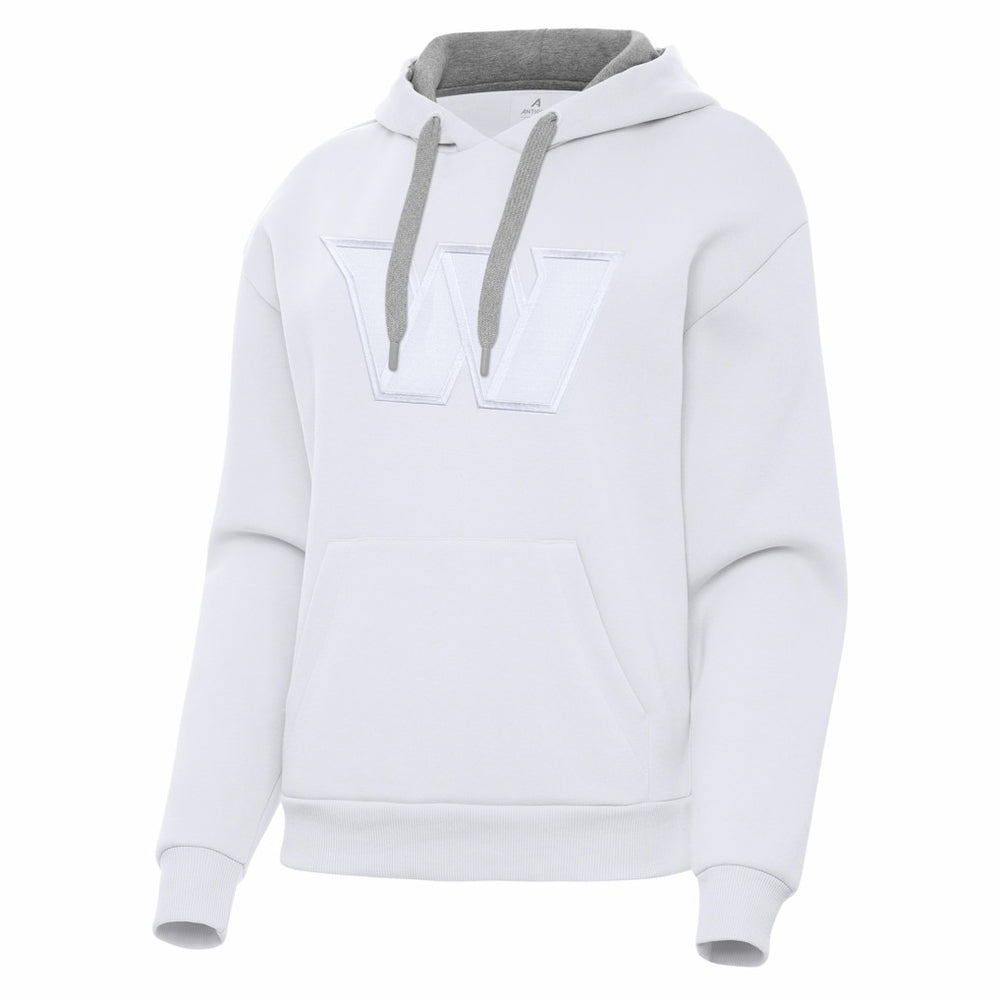 Washington Commanders Antigua Women's Victory Pullover Hoodie White | NFL