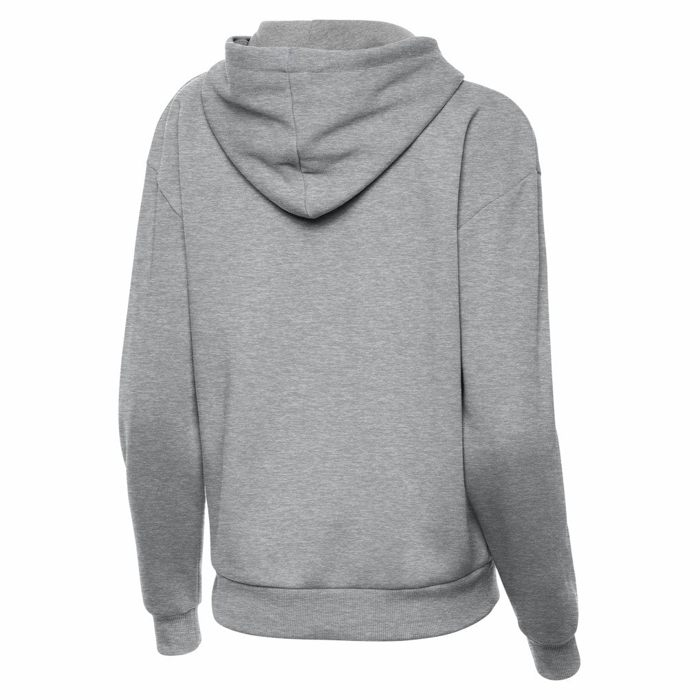 Las Vegas Raiders Antigua Women's Victory Pullover Hoodie Heather Gray | NFL