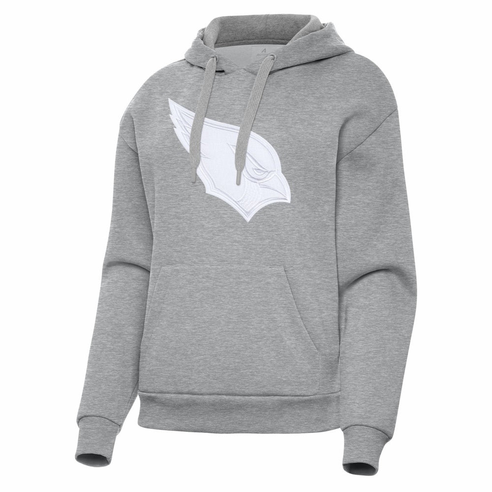 Arizona Cardinals Antigua Women's Victory Pullover Hoodie Heather Gray | NFL