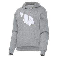 Arizona Cardinals Antigua Women's Victory Pullover Hoodie Heather Gray | NFL