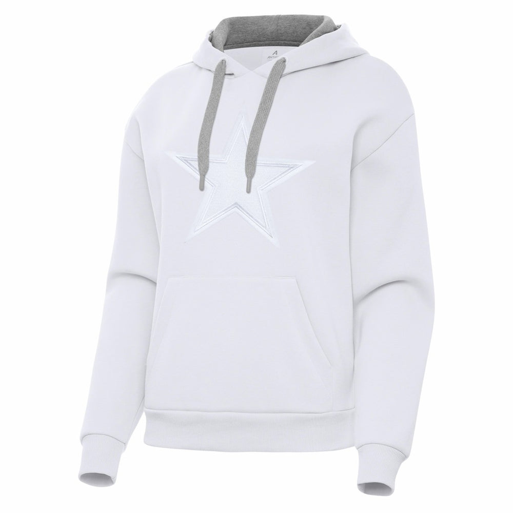 Dallas Cowboys Antigua Women's Victory Pullover Hoodie White | NFL