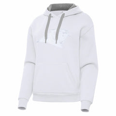 Carolina Panthers Antigua Women's Victory Pullover Hoodie White | NFL