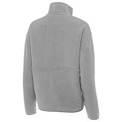 Denver Broncos Antigua Women's Figure Half-Zip Sweatshirt Gray | NFL