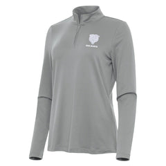 Chicago Bears Antigua Women's Reprocess Quarter-Zip Top Gray | NFL