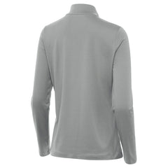 Denver Broncos Antigua Women's Reprocess Quarter-Zip Top Gray | NFL