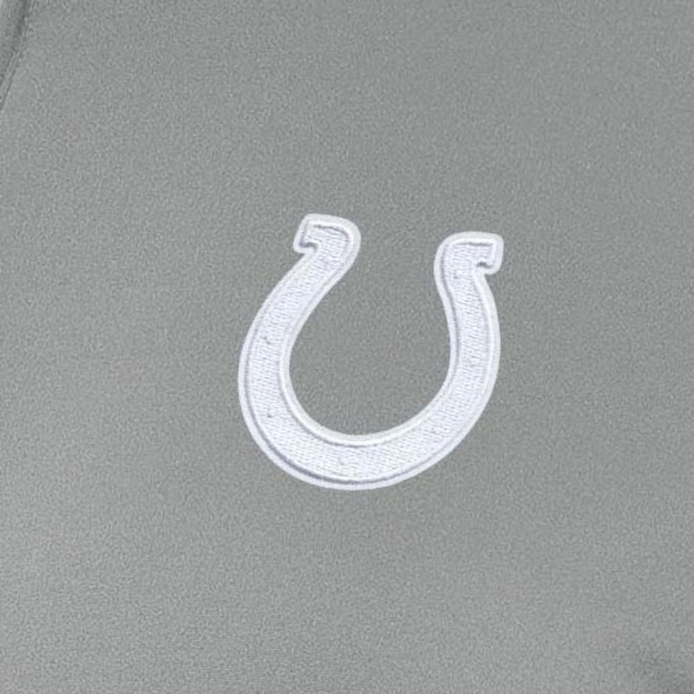 Indianapolis Colts Antigua Women's Reprocess Quarter-Zip Top Gray | NFL