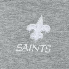 New Orleans Saints Antigua Women's Victory Crew Pullover Sweatshirt Heather Gray | NFL