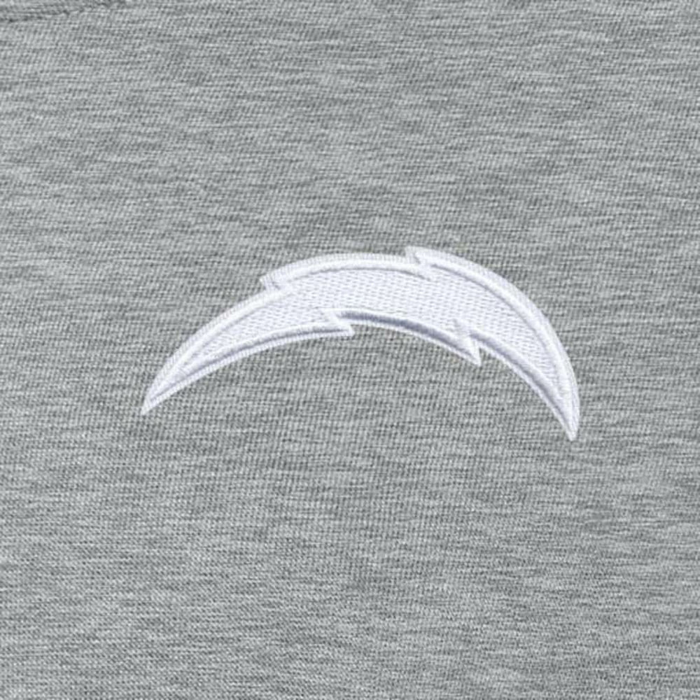 Los Angeles Chargers Antigua Women's Victory Crew Pullover Sweatshirt Heather Gray | NFL