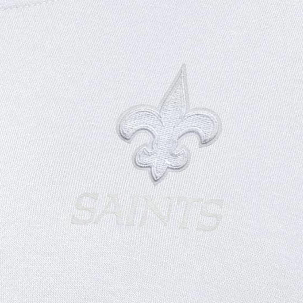 New Orleans Saints Antigua Women's Victory Crew Pullover Sweatshirt White | NFL