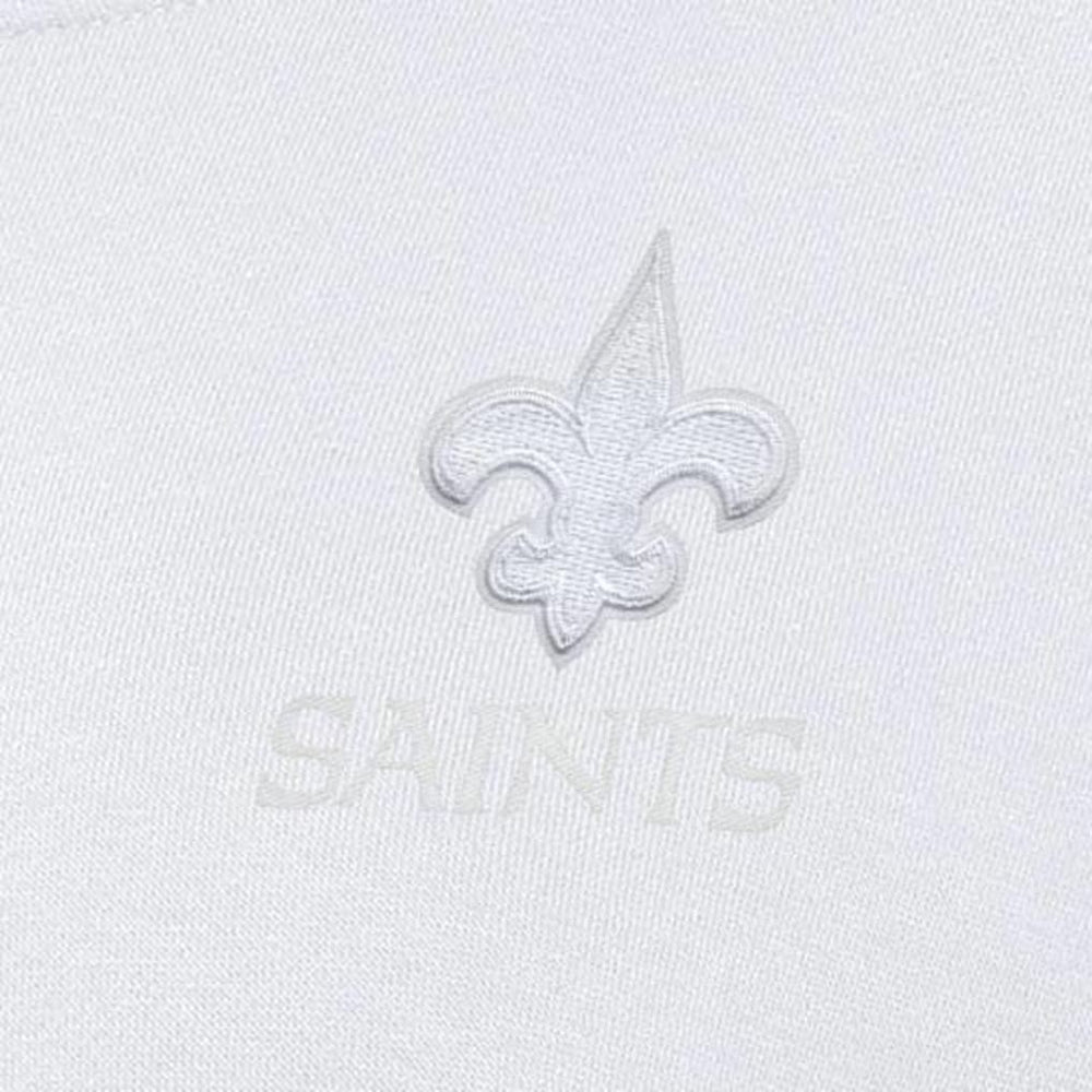 New Orleans Saints Antigua Women's Victory Crew Pullover Sweatshirt White | NFL